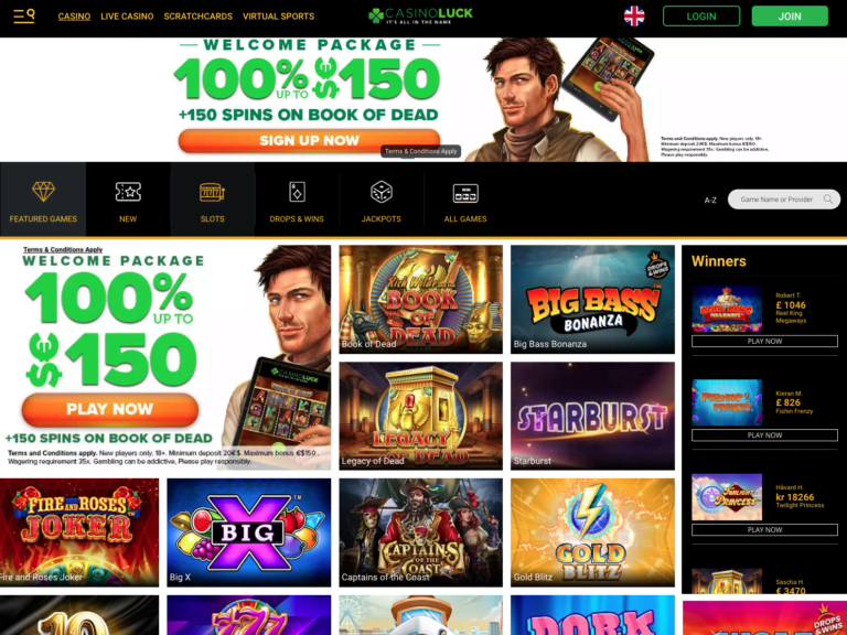 Casinoluck website